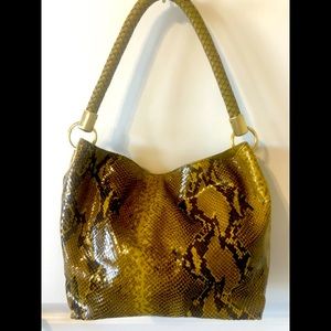 Adrienne Vittadini Python bag